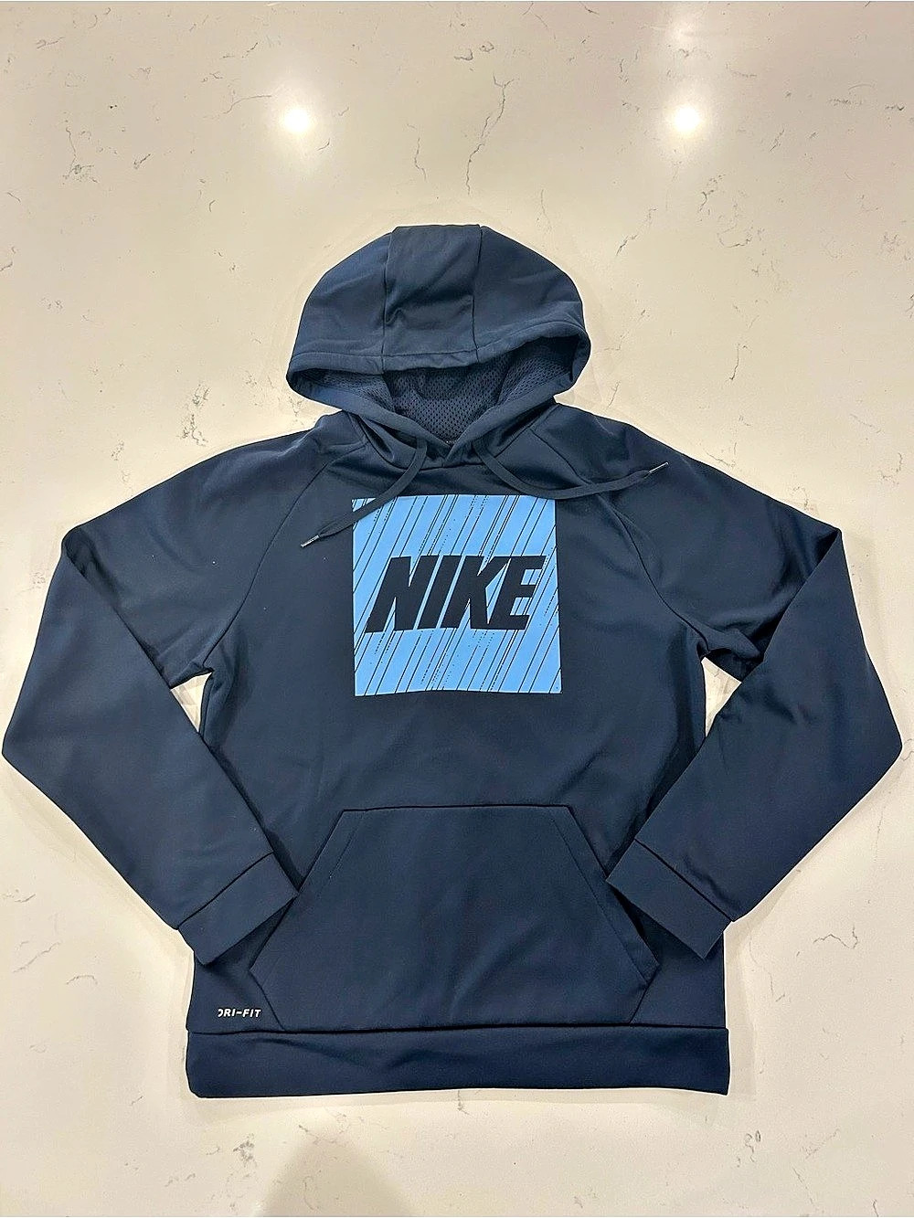 Nike Dri-FIT Graphic Hoodie in Blue Men’s Size Medium - Great condition!